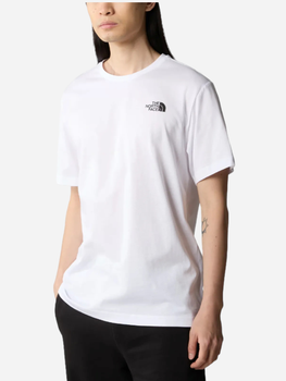 T-shirt bawełniany męski The North Face S/S Redbox NF0A87NPFN4 S Biały (196575424751)