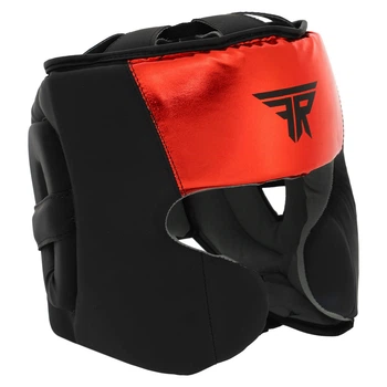 Шолом боксерський у мексиканському стилі Fistrage 9733 розмір XL Black-Red