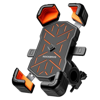 Кріплення / тримач для телефону на велосипед ROCKBROS SM-079X Чорний з червоним (RB-SM-079X-4795)