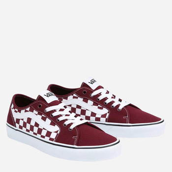 Чоловічі кеди низькі Vans MN Filmore Decon Checkerboard 42.5 (9.5US) Бордові (196244726407)