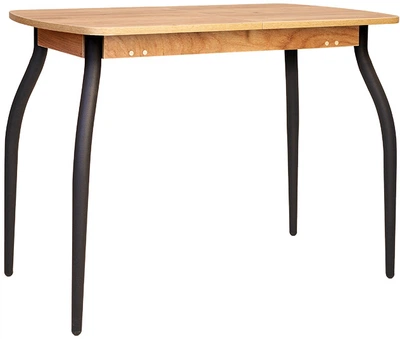 Обеденный Стол Nowy Styl TALIO ordf EXT LITE BLACK (18) 1000/1320х600 ДУБ ЗОЛОТОЙ