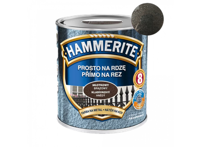Эмаль молотковая 3 в 1 «Hammerite» серая 0,75 л.
