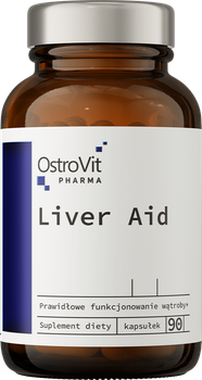 Suplement diety OstroVit Pharma Liver Aid 90 kapsułek (5903246226249)