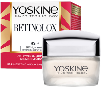 Krem do twarzy Yoskine Retinolox ujędrniający nocny 50+ przeciwstarzeniowy 50 ml (5900525086341)