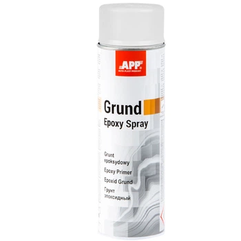 Грунт епоксидний аерозольний "Grund Epoxy" світло сірий 500мл APP, 021205