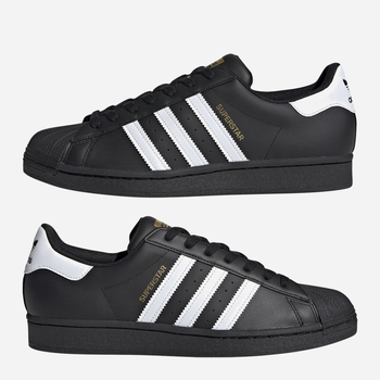 Чоловічі кеди низькі Adidas Superstar EG4959 44 (UK 9.5) Чорні (4062051419107)