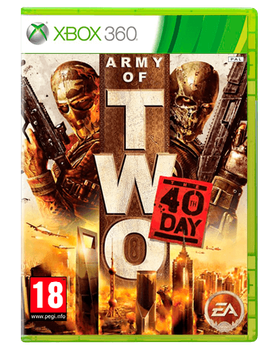 Игра Microsoft Army of Two: The 40th Day Xbox 360 Английская Версия Б/У