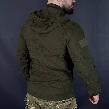 Влагоустойчивая куртка Tactical Skinsuits олива размер XS