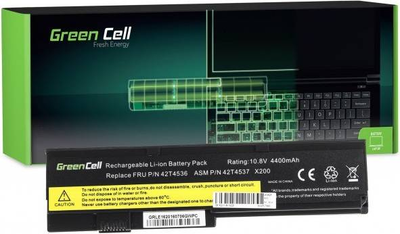 Bateria Green Cell LE16 42T4650 do Lenovo Thinkpad X200 X201 X200S X201I (MOBGCEBAT0157)