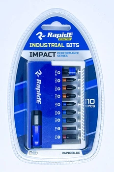 Набір біт RapidE IMPACT 25мм 10шт (НФ-00002077)