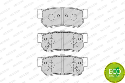 Комплект гальмівних колодок, дискове гальмо KIA SPORTAGE, HYUNDAI ELANTRA, FERODO (FDB4247)