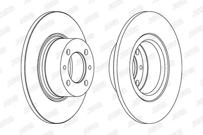 Диск тормозной LADA TOSCANA, JURID (561074J)