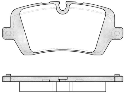 Комплект тормозных колодок, дисковый тормоз LAND ROVER, WOKING (P1441300)