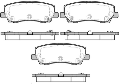 Комплект тормозных колодок, дисковый тормоз FORD USA, WOKING (P1721315)