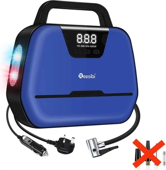 Портативный компрессор Reesibi 12V/230V, 150PSI с LED-подсветкой (Б\У)