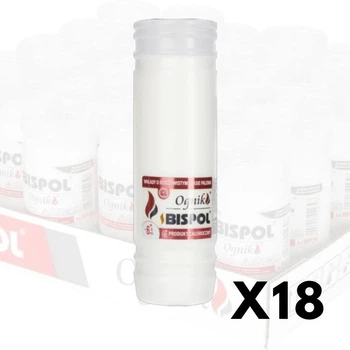 Свечи запаска парафиновые Bispol WP6N (6дня) 144 часов (18 шт в уп)