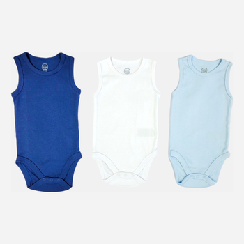 Komplet body-koszulek dziecięcych 3 szt dla chłopca Cool Club CUB2201464-00-P 80 cm Wielokolorowy (5903977100320)