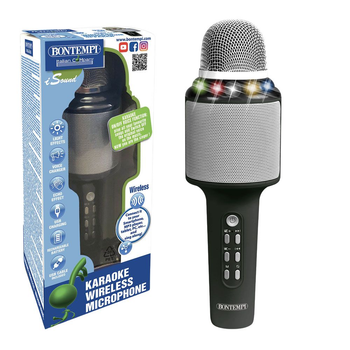 Мікрофон для караоке Bontempi Karaoke Portable Wireless Microphone (0047663366968)