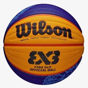 Мяч баскетбольный официальный Wilson Official FIBA 3х3 Paris Game Ball размер 6 композитная кожа (WZ1011502XB6F)