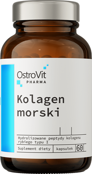 Харчова добавка OstroVit Pharma Kolagen morski 60 капсул (5903933901480)