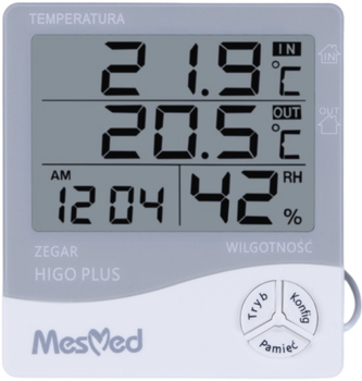 Термогігрометр Mesmed Higo Plus MM778 (5904617465625)