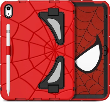 Чохол STR Spider Apple iPad 11" 2025 (A16) дитячий з підставками Spiderman Red/Black