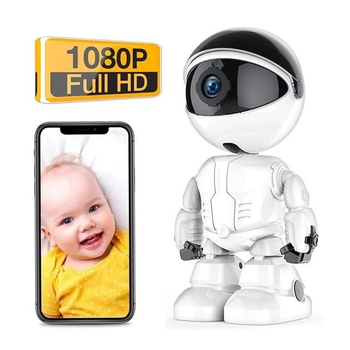 Видеоняня нового поколения цифровая поворотная Wi-Fi Robot 2mp FullHD