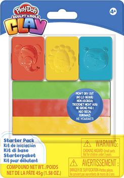 Набір для ліплення Creative Kids Play-Doh Shape and Mould Air Clay Kit 6 шт (0653899627560)