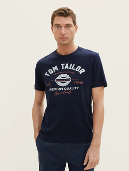 Футболка Tom Tailor L Темно-синій 1037735-10668