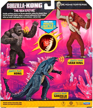 Фігурка Playmates Toys Godzilla & Kong The New Empire Battle Roar Skar King 17 см (0043377355083)