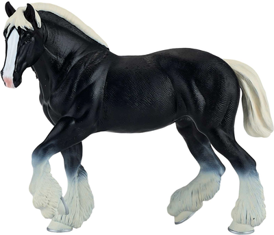 Figurka Mojo Farm Life Clydesdale Horse Black 10.7 cm (5031923810839)