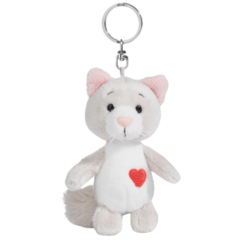 М'яка іграшка - брелок NiCi Кіт Fluffy Love 10 см (4012390494006)