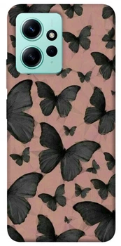 TPU чохол Demsky Порхающие бабочки для Xiaomi Redmi Note 12 4G