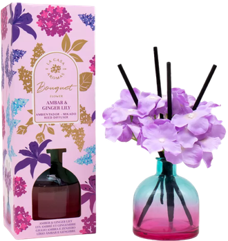Dyfuzor zapachowy La Casa De Los Aromas Flower Bouquet Bursztyn & Lilia Imbirowa 170 ml (8428390061388)