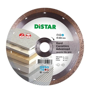 Диск алмазный отрезной Di-Star HARD CERAMICS ADVANCED 200x1.3x25.4 мм (11120349015)