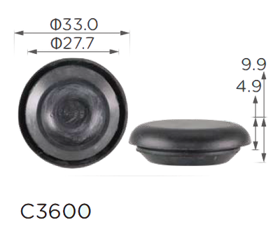 Заглушка крепления кузов Honda, Acura, Nissan (82871671000, 13165)