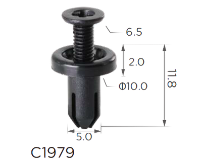 Тримач обшивки Mazda (EA0150037, EA01-50-037, 11018)