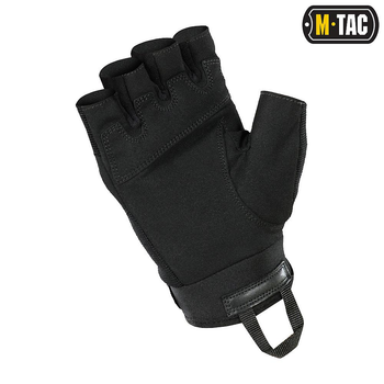 Тактические M-Tac перчатки беспалые Assault Tactical Mk.3 Black черные XL