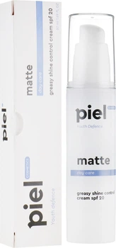 Зволожуючий денний крем з ефектом, що матує Piel Cosmetics Youth Defence Silver Cream Matte SPF20 50ml (399544-855743-2)