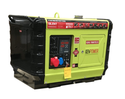 Генератор дизельний трехфазный 5.6 кВт GenPower GDG 7000 TECX Турция