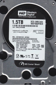 Жорсткий диск Western Digital 3.5 1.5Tb WD1502FAEX (WD1502FAEX)
