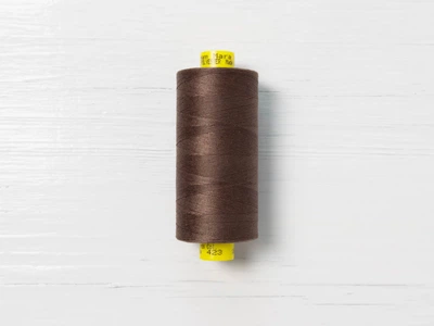 Нитки Gutermann #120 арт. 423, Коричневый, №120, полиэстер 100%