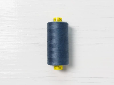 Нитки Gutermann #120 арт. 435, Синий, №120, полиэстер 100%