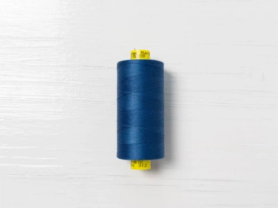 Нитки Gutermann #120 арт. 312, Синий, №120, полиэстер 100%