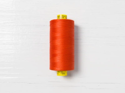 Нитки Gutermann #120 арт. 155, Оранжевый, №120, полиэстер 100%