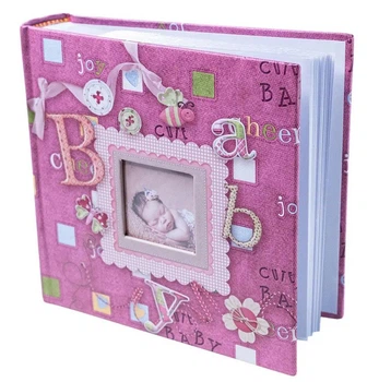 Альбом детский на 200 фото 10х15см. Baby joy pink