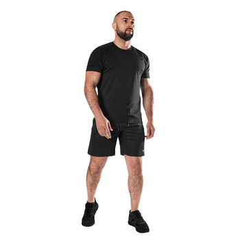 Тактические летние шорты CamoTec Aerofit Black черные 3XL