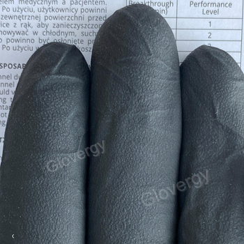 Перчатки нитриловые Mediok Space размер XL черные 100 шт
