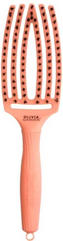 Szczotka do włosów Olivia Garden Fingerbrush Combo Medium koralowa (5414343011985)