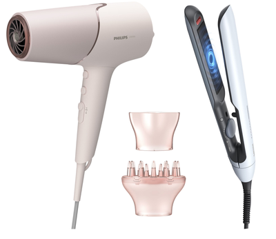 Фен PHILIPS BHD530/00 серии 5000 + Стайлер PHILIPS BHS520/00 серии 5000 (комплект)